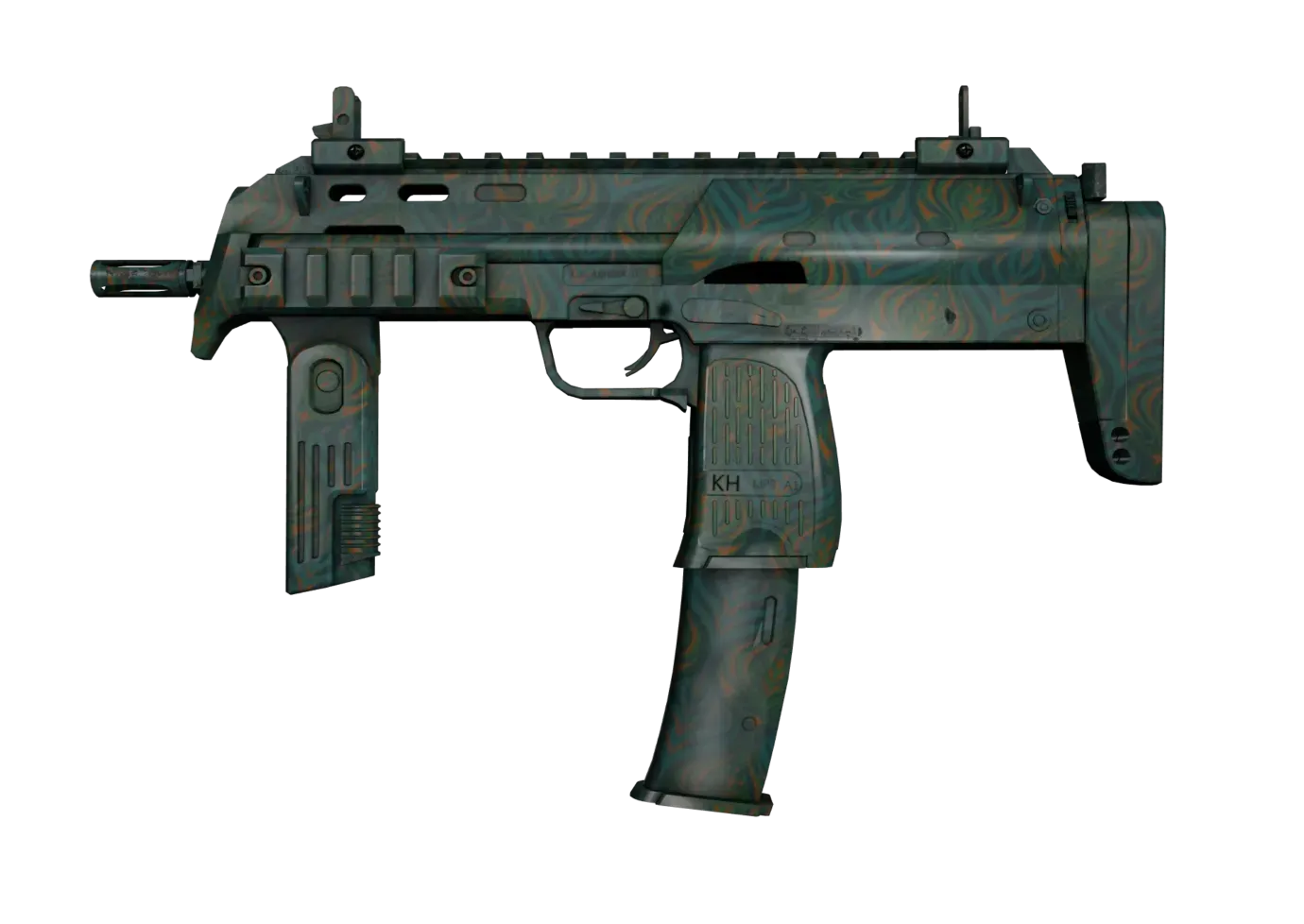 MP7 | Teal Blossom preview