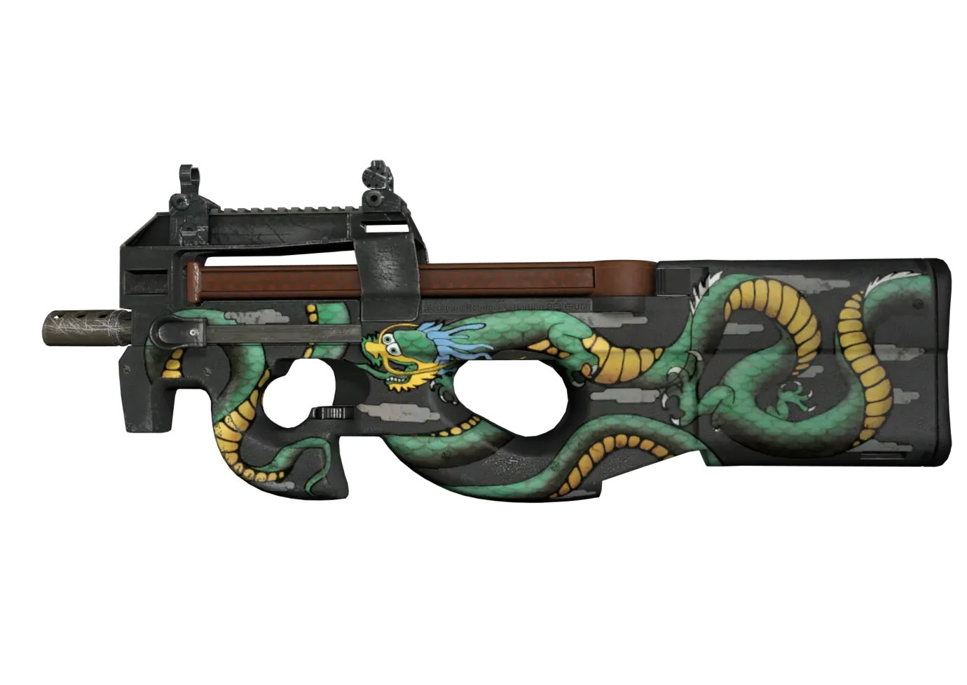 P90 | Emerald Dragon preview