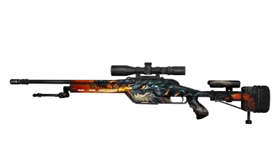 SSG 08 | Dragonfire (Well-Worn) item image