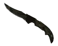 Image of ★ StatTrak™ Falchion Knife | Forest DDPAT (Well-Worn)