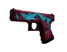 Image of StatTrak™ Glock-18 | Water Elemental (Well-Worn)